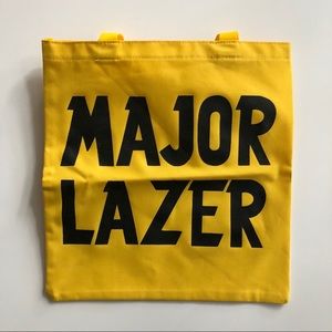 FREE! with other purchase! Major Lazer tote bag